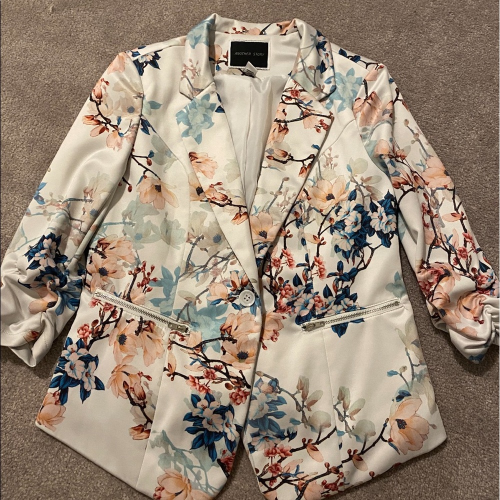 White ladies coat
